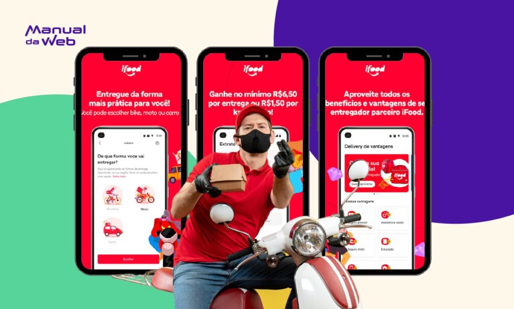 Ganhe dinheiro no seu tempo livre com o iFood.