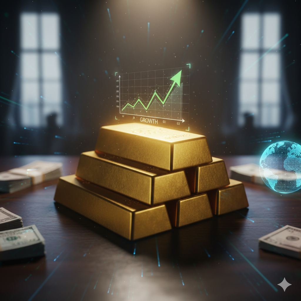 Como o preço do ouro influencia o valor das moedas emergentes