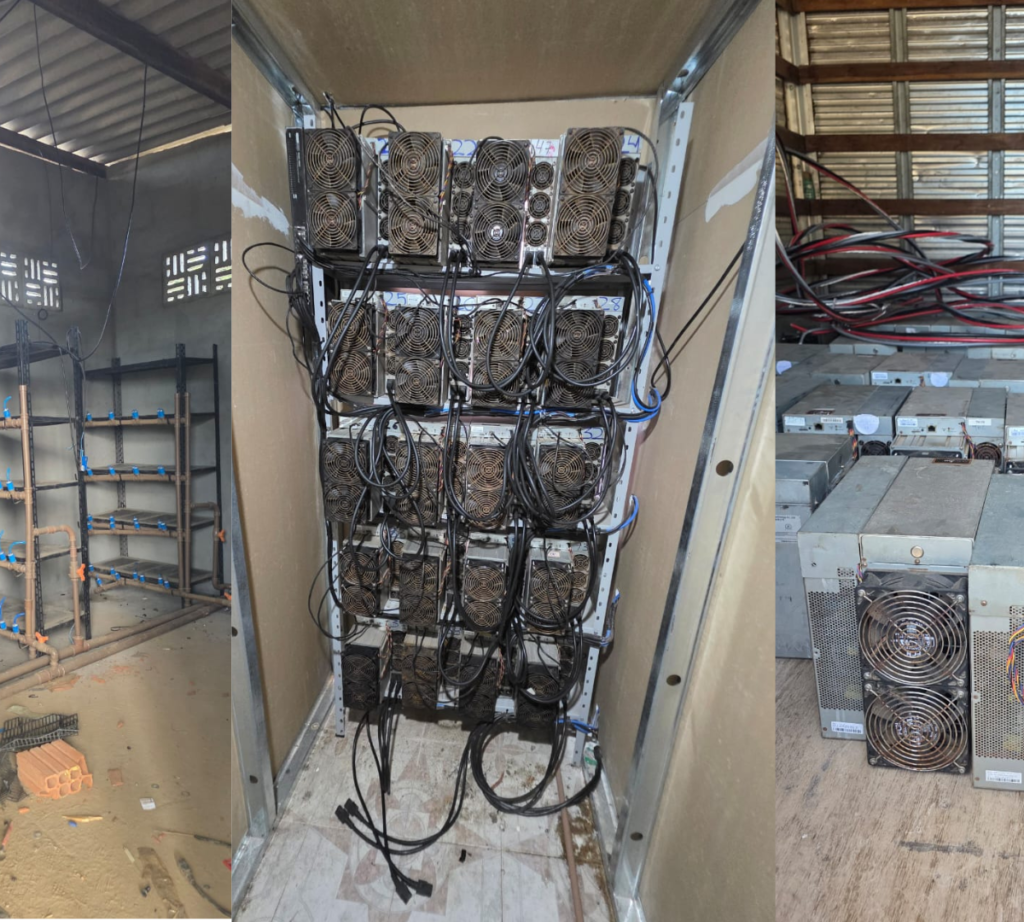 Polícia apreende máquinas usadas em mineração ilegal de bitcoin em núcleo rural do DF